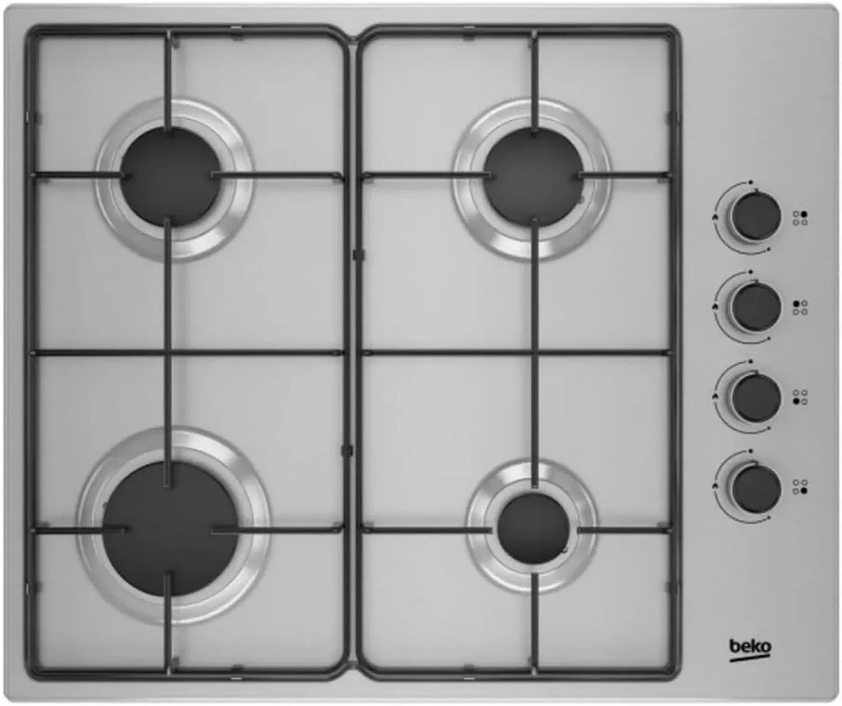 Piano Cottura a Gas BEKO HIGG64103SXN con Sicurezza
