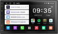 Autoradio Android 7'' con CarPlay e Android Auto Senza Fili, Bluetooth IoT, Wi-Fi, GPS Integrato, Assistente AI, BGSleep, EQ/RDS/DSP, Aggiornamenti OTA