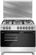 Cucina a Gas 90x60 con Forno Elettrico e 5 Fuochi