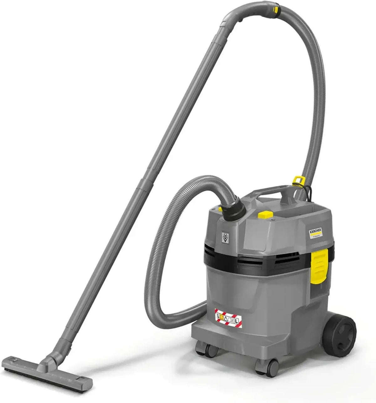 Aspirapolvere Solidi-Liquidi Kärcher NT 22/1 Ap Te L, Potenza Massima 1300 W, Serbatoio 22 L, Tubo 1,9 m, Bocchetta Pavimenti 300 mm, Accessorio per Fessure, Presa per Utensili Elettrici