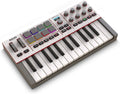 Tastiera MIDI USB-C Akai MPK Mini IV per Produttori e Principianti - Pad MPC, Manopole Rotanti, Pitch e Mod Ruote, Software di Produzione, Grigio