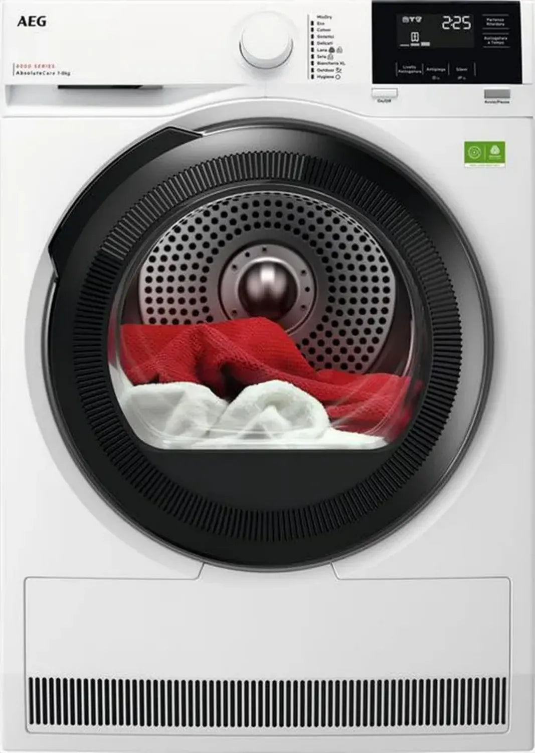 Asciugatrice AEG 8kg TR8HGBG8B con Pompa di Calore