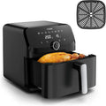 Friggitrice ad Aria Tefal Mega 7.5L, 8 Funzioni, Display Digitale, Lavastoviglie, Nero