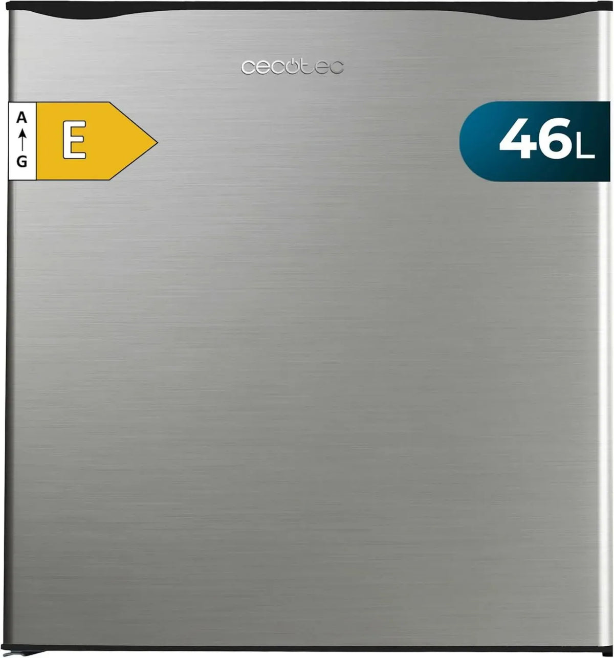 Cecotec Mini Frigorifero 46L GrandCooler SilentCompress, Porta Reversibile, Basso Consumo