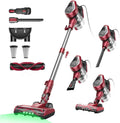 Aspirapolvere Verticale Vexilar C8 con Filo, 70KPa, LED 5 in 1, Anti-Ingarbugliamento, Cavo 7m, Ultra-leggero, Ideale per Tappeti e Peli Animali