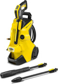 Kärcher Idropulitrice K 4 Power Control, 130 bar, 420 l/h, 30 m²/h, Filtro Acqua, Pistola LED, Ugello Turbo, Lancia Regolabile