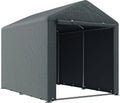 Ricovero Moto Esterno Anti UV con Chiusura a Zip, Tenda Garage per Bici e Attrezzi in Metallo e Tessuto PE, 160x218x172 cm
