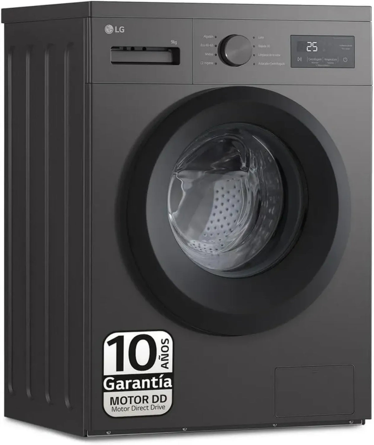 Lavatrice LG 9 kg 1400 giri/min Classe A Serie 100 Argento Grafite