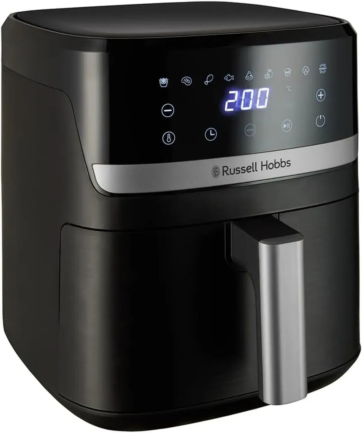 Friggitrice ad Aria Russell Hobbs 5,5L, 9 Funzioni, Antiaderente, Senza BPA