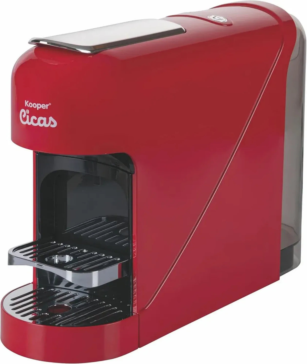 Macchina per caffè espresso a capsule, 1400 W, colore rosso, Cicas Kooper