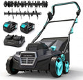 Aeratore e Scarificatore Senza Fili da 40 V con Batteria, Larghezza 38 cm, con Cesto da 50 L