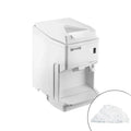Frullatore da Tavolo per Gelato a Fiocchi, 2 Kg/Min, Regolazione Dimensione Ghiaccio, Bianco