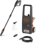 BLACK+DECKER Idropulitrice Elettrica 1400W con Pressione 110 Bar