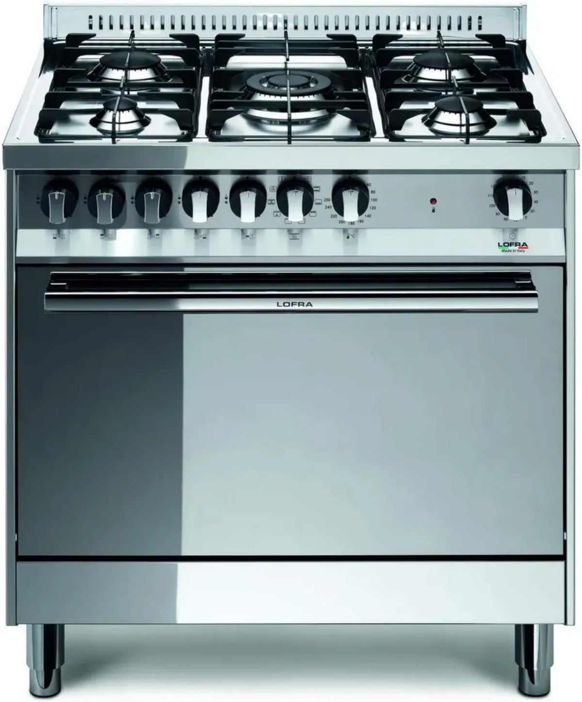 Cucina a Gas Lofra MG86GV/C in Acciaio Inossidabile