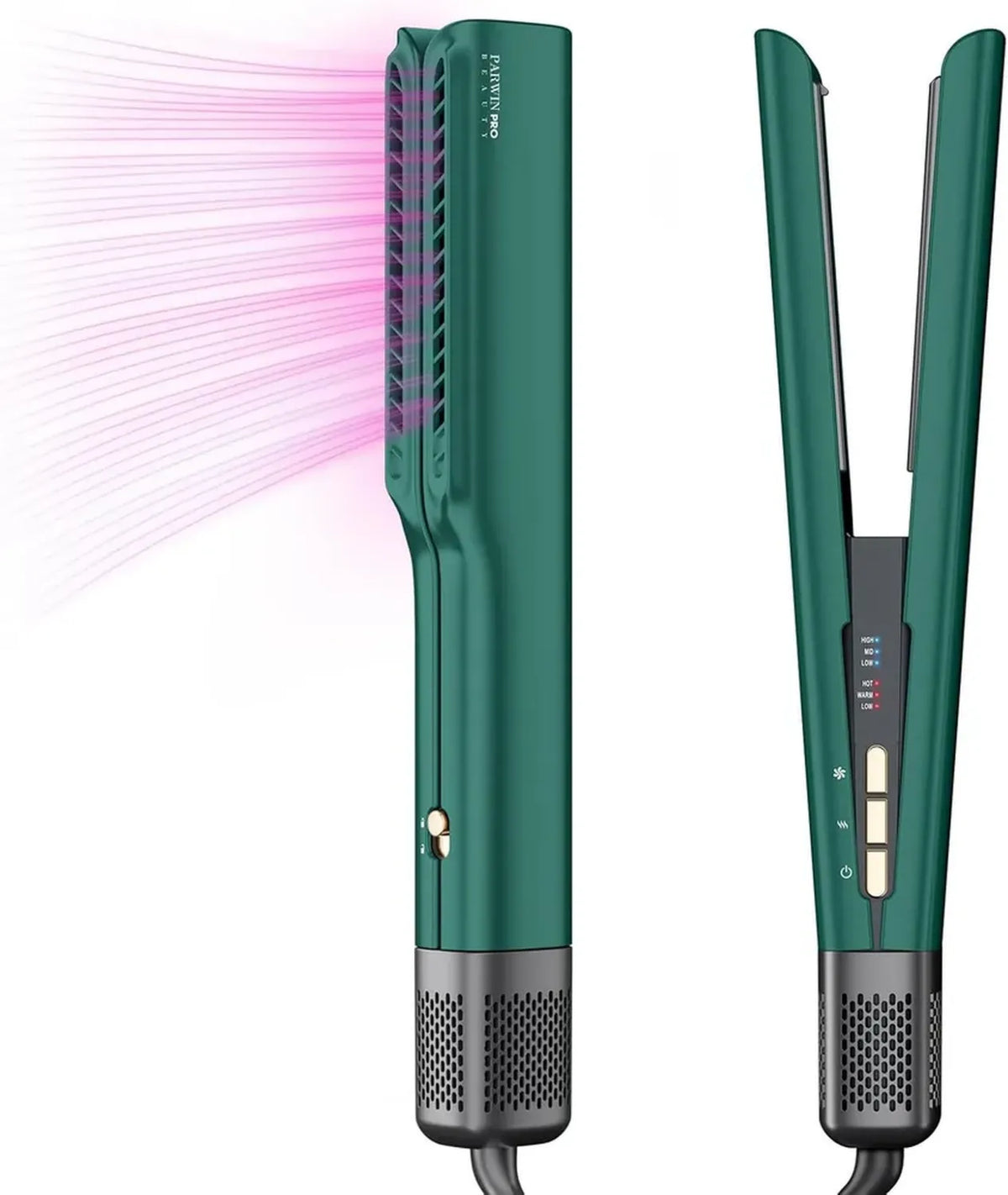 Styler ad aria per capelli PARWIN PRO BEAUTY agli ioni, asciugatura e styling senza calore per capelli medi e lunghi