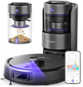 Robot aspirapolvere 5500Pa con navigazione laser, funzione mocio e controllo vocale Alexa