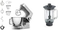 Kenwood Impastatrice Planetaria Titanium Chef con Bilancia, Argento, con Frullatore Thermoresist