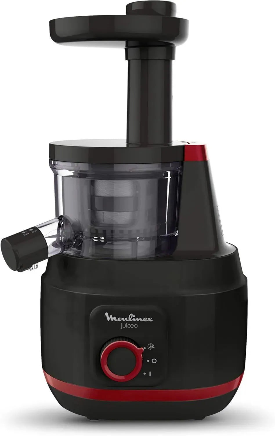 Estrattore di Succo a Freddo Moulinex Juiceo ZU1508, Facile Pulizia, Nero, Lavabile in Lavastoviglie