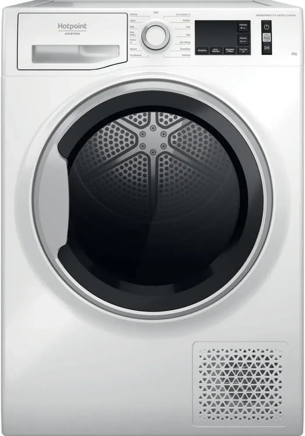 Asciugatrice a Pompa di Calore Hotpoint Ariston 7 Kg, Pet Hair & Gentle Care, Classe C, Installazione Libera