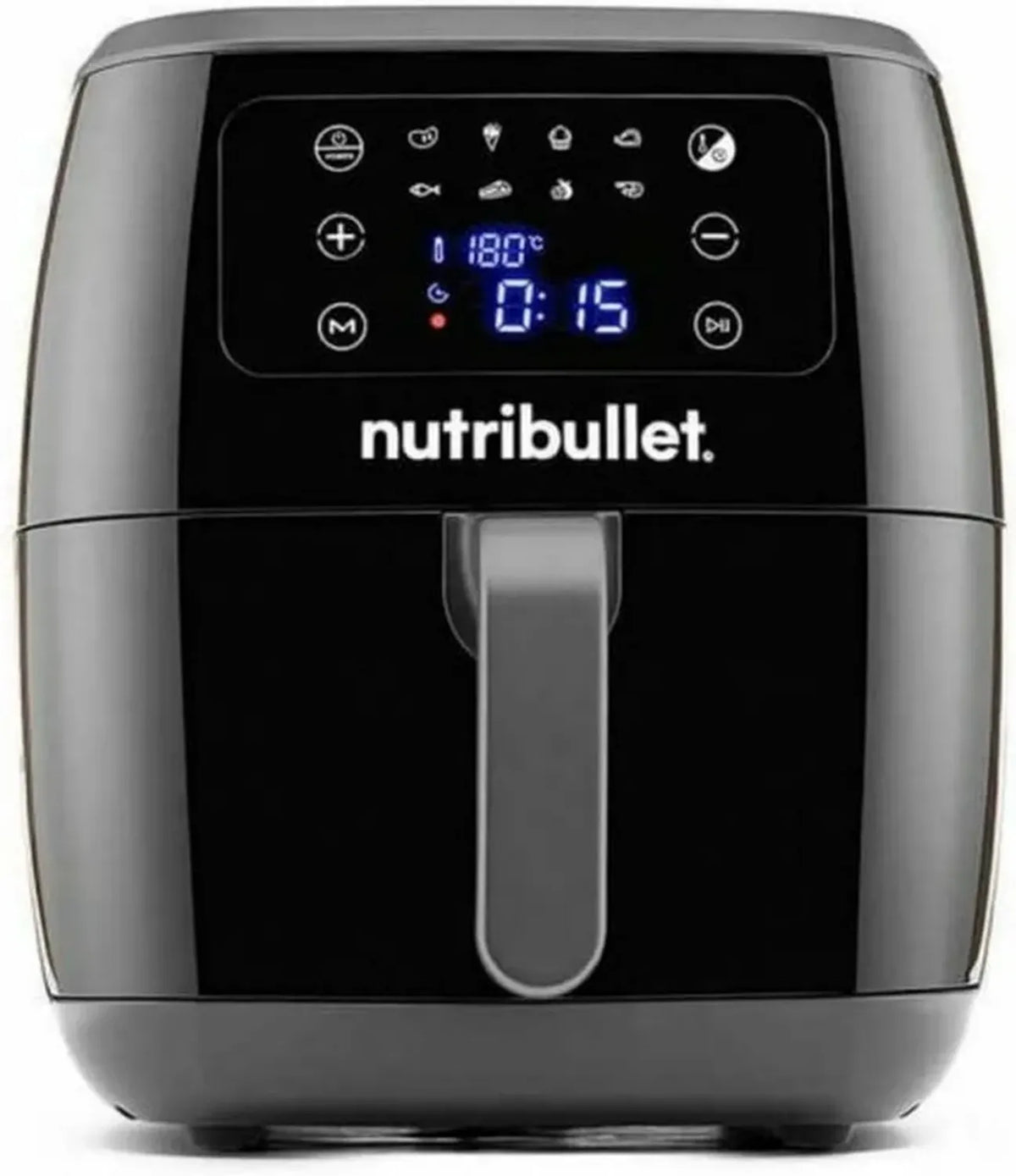 Friggitrice ad Aria XXL Digitale Nutribullet, 1800W, 7L, 8 Programmi, Touchscreen, Senza Olio, Nera