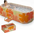 Vasca da bagno pieghevole portatile per adulti - Relax in casa o all'aperto con vasca in piedi